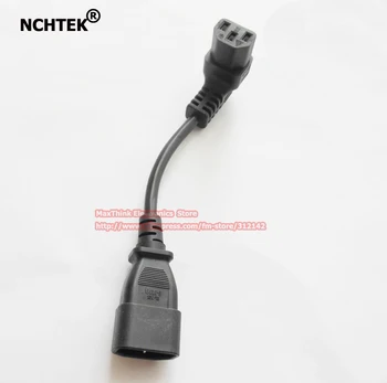 Кабель Питания NCHTEK C14 от штекера к угловой Розетке C13 Для Настенного монтажа телевизора, кабель питания IEC /1 шт.