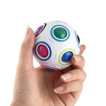 Радужный шар-Антистресс, Волшебный Куб, Скоростной Радужный шар-головоломка, детские развивающие игрушки для снятия стресса для детей и взрослых