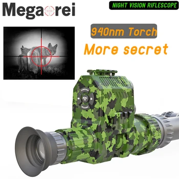Megaorei M5 940nm инфракрасный монокуляр ночного видения 1080 P с зумом, охотничье ружье, телескоп, Дневное ночное использование, 100% темнота 300 м