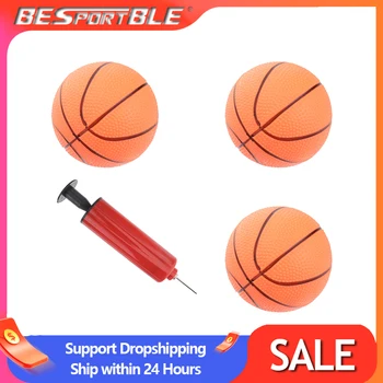 4 шт. Спортивный надувной мини-надувной Баскетбольный спортивный мяч с одним надувным устройством для взрослых и детей, спортивные игры, Баскетбольная игрушка, игра для родителей и детей