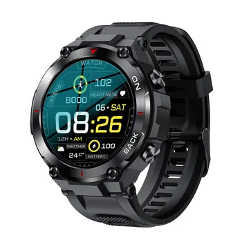 Новые смарт-часы с GPS Для мужчин 1,32 IPS 480 мАч, фитнес-трекер, Пользовательский циферблат, частота сердечных сокращений, IP68, Водонепроницаемые спортивные умные часы на открытом воздухе