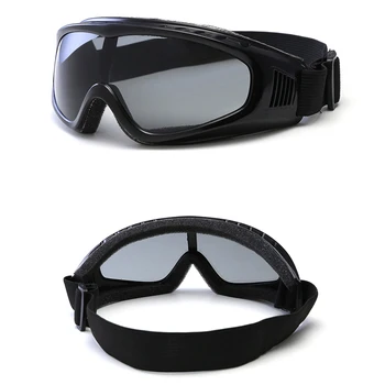 Ветрозащитные Очки для снегоходов UV400 Мужские Женские Лыжные очки с магнитной зимней защитой CS, тактические очки, линзы солнцезащитных очков для Снега
