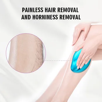 2022 Безопасный Безболезненный кристаллический эпилятор для удаления волос для женщин, отшелушивающий Физический Многоразовый Инструмент для удаления волос на коже, легко очищающий