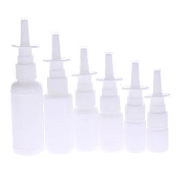 1 шт 10 мл 30 мл 50 м белые вакуумные пластиковые бутылки для назального спрея насос-распылитель туман-распылитель для носа для медицинской упаковки