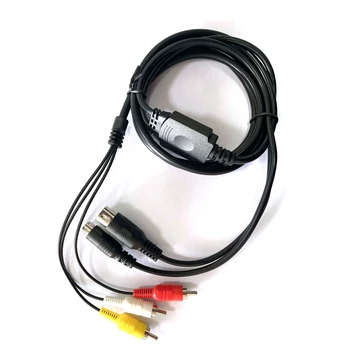 50 шт./лот AV Аудио Видео ТВ кабель-адаптер для MD1 и MD2 Sega GENISIS, AV видео кабель 