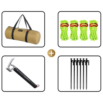 Сверхпрочная сумка для палаток, Портативная сумка для инструментов для кемпинга, Веревки для молотка, сумка для переноски палаток, сумка для переноски Большой емкости