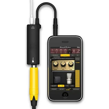 Буровая установка Гитарный Аудиоинтерфейсный кабель Усилитель Адаптер для Педали эффектов Преобразователь системы тюнера для iPhone iPad iPod