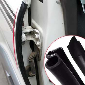 Защитная планка на кромке двери автомобиля, резиновые полоски на двери автомобиля, Звукоизоляционная уплотнительная планка, Защитная наклейка, стальные накладки