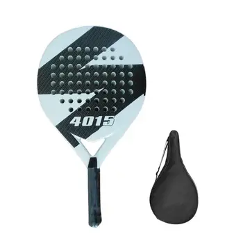 Легкая в использовании ракетка для пляжного мяча, спортивная ракетка из углеродного волокна, легкая теннисная ракетка с пенопластовым сердечником EVA Memory Flex