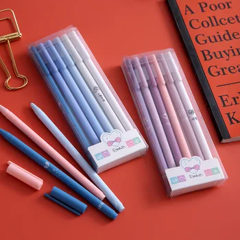 20 компл./1 лот, набор маленьких гелевых ручек, многоцветная ручка для творчества, студенческая цветная гелевая ручка