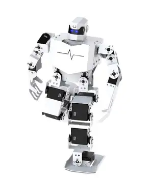 Интеллектуальный гуманоидный танцующий робот H5S Hiwonder 16DOF поддерживает дисплей Entertainmet