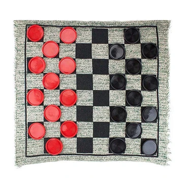 Набор для игры в шашки 3 В 1, Шашечная доска С реверсивным ковриком Для семейной вечеринки