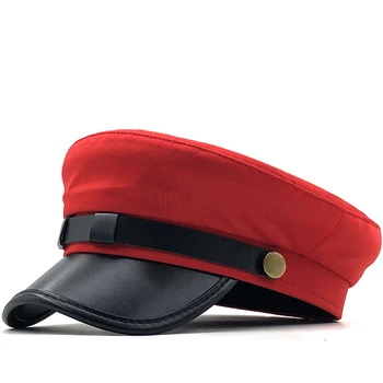 2020 Простая унисекс, красная, черная плоская темно-синяя шляпа, кепка, женские, мужские береты, горячая распродажа, уличные береты, брендовые шапки, рыболовная кепка