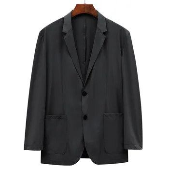 B2098-Мужской повседневный весенне-осенний костюм, мужское свободное пальто