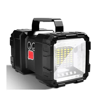 Двухголовочный прожектор USB Перезаряжаемый светодиодный фонарик 10000 мАч Ручной прожектор высокой мощности для Рыбалки Кемпинга Пеших прогулок