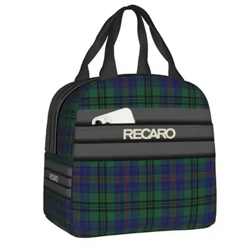 Ланч-бокс с логотипом Recaros, изолированный для женщин, Портативный теплый кулер, термосумка для ланча, Дорожный контейнер для пикника, сумки-тоут