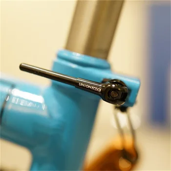 Складной велосипедный титановый зажим для подседельного штыря brompton, сверхлегкий, около 26 г
