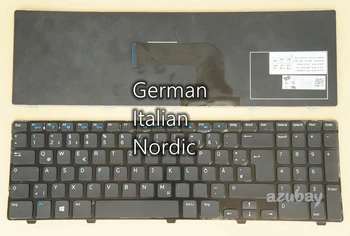 Немецкий QWERTZ UK Nordic Клавиатура для Dell Inspiron 15 3521 3531 3537 15R 5521 5537 M531R 5535 0WWVKK 0M6W72 065VTR Оригинальная Новая