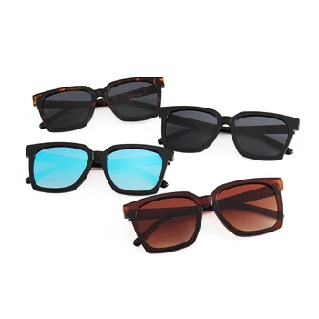 Модные Квадратные Винтажные поляризованные солнцезащитные очки Для мужчин И женщин, Ретро Очки для вождения, рыбалки, Овальные солнцезащитные очки 