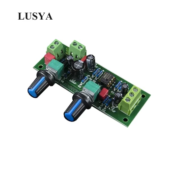 Lusya OPA2604 Фильтр нижних частот, плата предусилителя для сабвуфера с регулировкой громкости низких частот