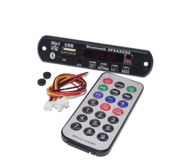 Модуль платы декодирования Bluetooth MP3 с разъемом для SD-карты/USB/FM/Модуль платы дистанционного декодирования M011