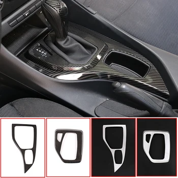 ABS Карбоновое волокно, консоль для стайлинга автомобилей, рамка панели переключения передач, накладка на панель переключения передач для BMW X1 E84 2010-2015 Аксессуары