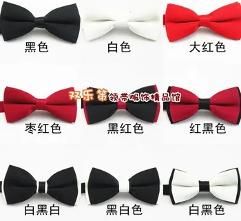 Han edition, однотонный высококачественный мужской галстук-бабочка, деловые костюмы, галстук-бабочка, свадьба жениха, лучшее 100 шт.