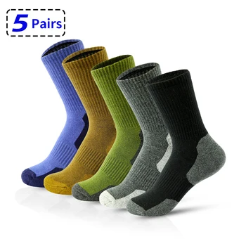 Мужские носки Хлопчатобумажные Дышащие Длинные Деловые носки в стиле Харадзюку, однотонные джентльменские носки Sox Sokken для занятий спортом на открытом воздухе, 5 пар/лот, носки в подарок