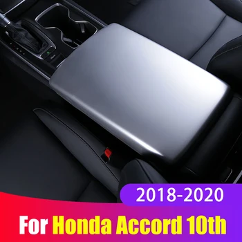Подлокотник Центральной консоли Автомобиля, Ящик для хранения, Защитная крышка, Накладка для Honda Accord X 10th 2018 2019 2020 Аксессуары