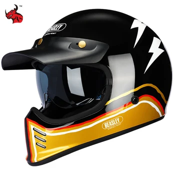 Профессиональные гоночные шлемы, Мотоциклетный шлем Унисекс, Мотоциклетный шлем с полной оберткой, высококачественная Моющаяся подкладка, Съемная
