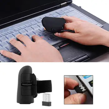 Универсальные Мини-симпатичные беспроводные кольца на палец с частотой 2,4 ГГц, оптическая мышь 1600 точек на дюйм с USB-приемником для настольных ПК, новинка
