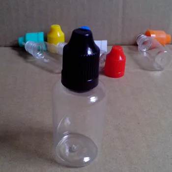 11 шт. Пустая Прозрачная бутылка объемом 30 мл, бутылки-капельницы из жесткого пластика для домашних ЖИВОТНЫХ С защитной от детей крышкой, флакон с иглой для жидкости