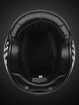 2022 Бесплатные подарочные шлемы для мотокросса, Винтажный Новый Японский стиль, одобренный в 3/4 точки Мотоциклетный руль, карбон из углеродного волокна