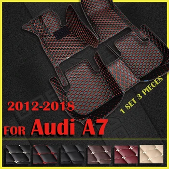Автомобильные коврики для Audi A7 2012 2013 2014 2015 2016 2017 2018, автомобильные накладки для ног, Автомобильные ковровые покрытия, аксессуары для интерьера