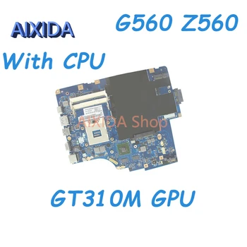 Материнская плата AIXIDA NIWE2 LA-5752P Для LENOVO Ideapad G560 Z560 Материнская плата ноутбука GT310M GPU с HDMI HM55 Полностью протестирована