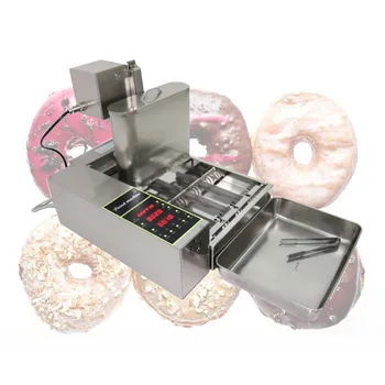 Автоматическая мини-машина для приготовления пончиков 220 В/110 В, машина для жарки пончиков, коммерческая машина для приготовления пончиков
