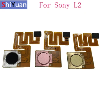 Кнопка Home с гибким кабелем В сборе Для Sony Xperia L2 H4311 H3311 H4331 H3321 Кнопка Home с отпечатком пальца Flex