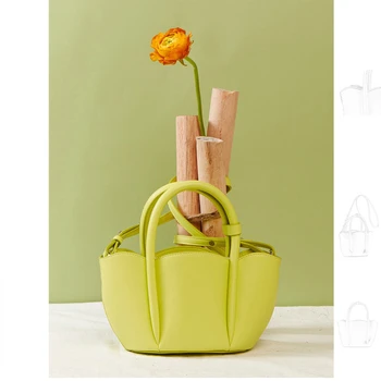 Новые сумки с лепестками, женские трендовые французские сумки через плечо, Нишевый дизайн, Форма Цветка, Женская Модная сумка-мессенджер для отдыха 224ST7026