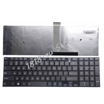 Английская клавиатура для Toshiba Satellite C50 C50D C50-A C50-A506 C50D-A C55 C55T C55D C55-A C55D-A Американская клавиатура с рамкой черного цвета