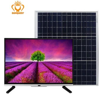 Производитель Портативный Смарт-телевизор на солнечной энергии 32-дюймовый светодиодный телевизор 24 Дюйма постоянного тока 12V