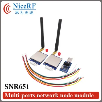 2 комплекта 500 МВт 868 МГц RS232 Интерфейсный модуль приемопередатчика SNR651 + 2 шт. Антенны + 2 шт. плата USB Brigde