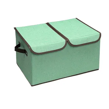 Jul615 Коробка для отделки Одежды из Хлопчатобумажной и льняной ткани с Двойным Покрытием, Складной Ящик Для хранения