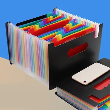 Красочный органайзер для документов формата А5, многослойный расширяющийся файл, папка для квитанций, органайзер с карманами, держатель Carpeta Archivadora для Parper
