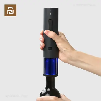 Youpin Huohou 5 В 1 Электрическая Открывалка для Вина, пива, Автоматический Штопор, USB Перезаряжаемый Резак для фольги для бутылок, Кухонный Барный консервный нож