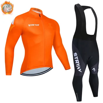 Мужские майки для велоспорта с длинным рукавом, одежда для велоспорта MTB, теплая куртка для горного велосипеда, зима, 2022