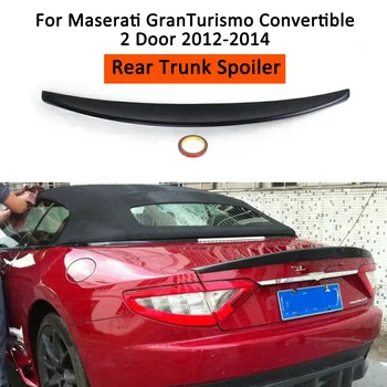 Задний Спойлер на Крыло Багажника Maserati Grantismo Convertible 2 Двери 2012 2013 2014 FRP Черные Неокрашенные Детали Для Тюнинга Автомобилей