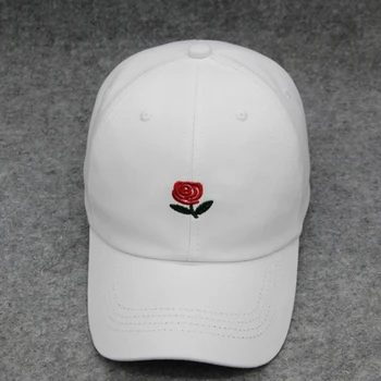 Новая защитная бейсболка с розами для мужчин и женщин, весенне-летняя уличная солнцезащитная кепка с вышивкой для отдыха