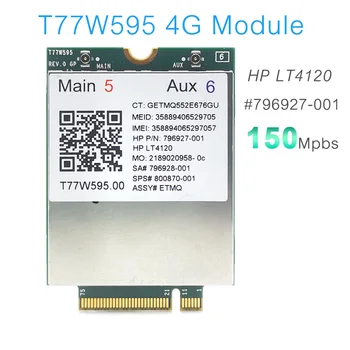 Используется модуль LT4120 Snapdragon X5 LTE T77W595 4G WWAN M2 Для HP Probook/EliteBook 820 840 850 745 G3 640 650 645 G2