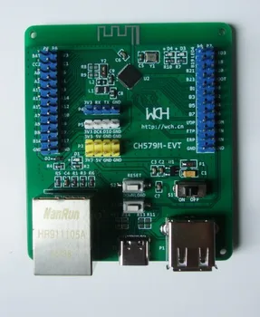 Ch579m CH579 Плата разработки Оценочная плата Bluetooth Ble4.2 Ethernet USB-устройство/Хост