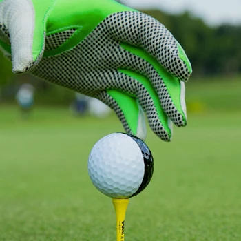 Двухцветная трехъярусная клюшка для гольфа PGM, тренировочная игра, черно-белый мяч, визуальное направление вращения Q026